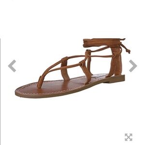 MOVING SALE!!! Steve Madden Dancie Suede Brown Gladiator Lace Up Sandals 7.5